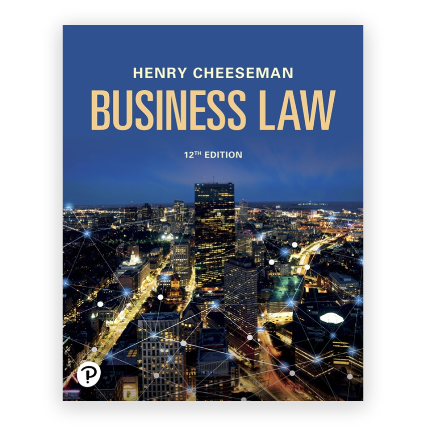 Business Law 12th edition by Cheeseman