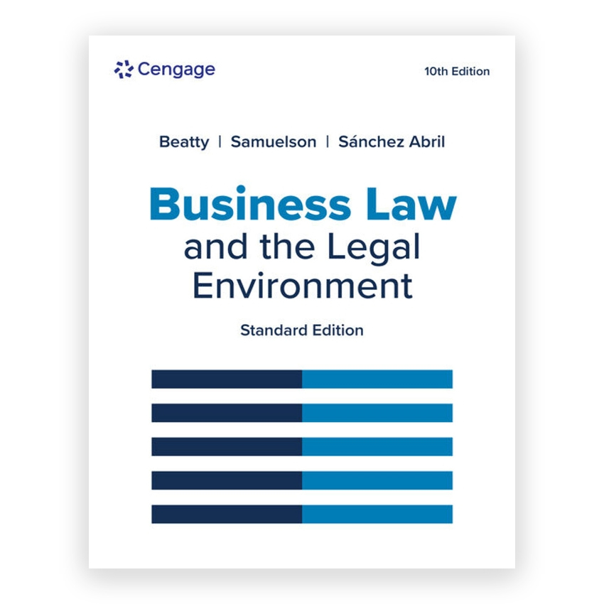 Business Law and the Legal Environment Standard Edition 10th edition by Beatty