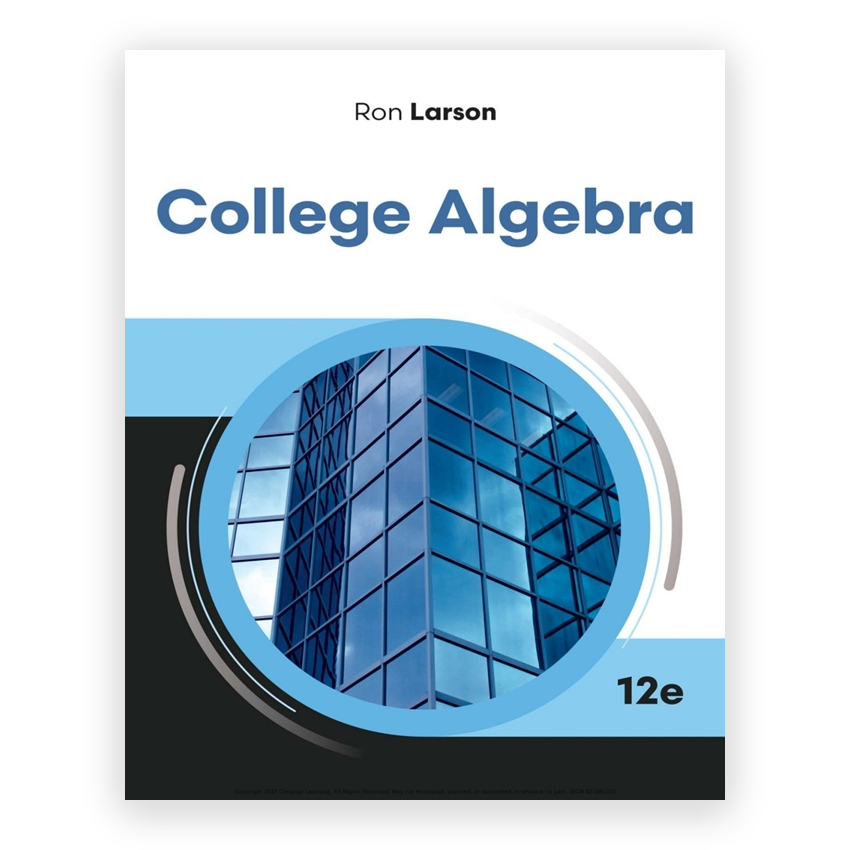 College Algebra 12th edition by Larson