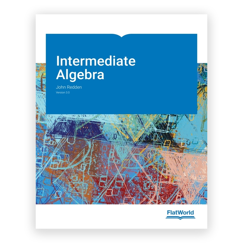 Intermediate Algebra v3 1st edition by Redden