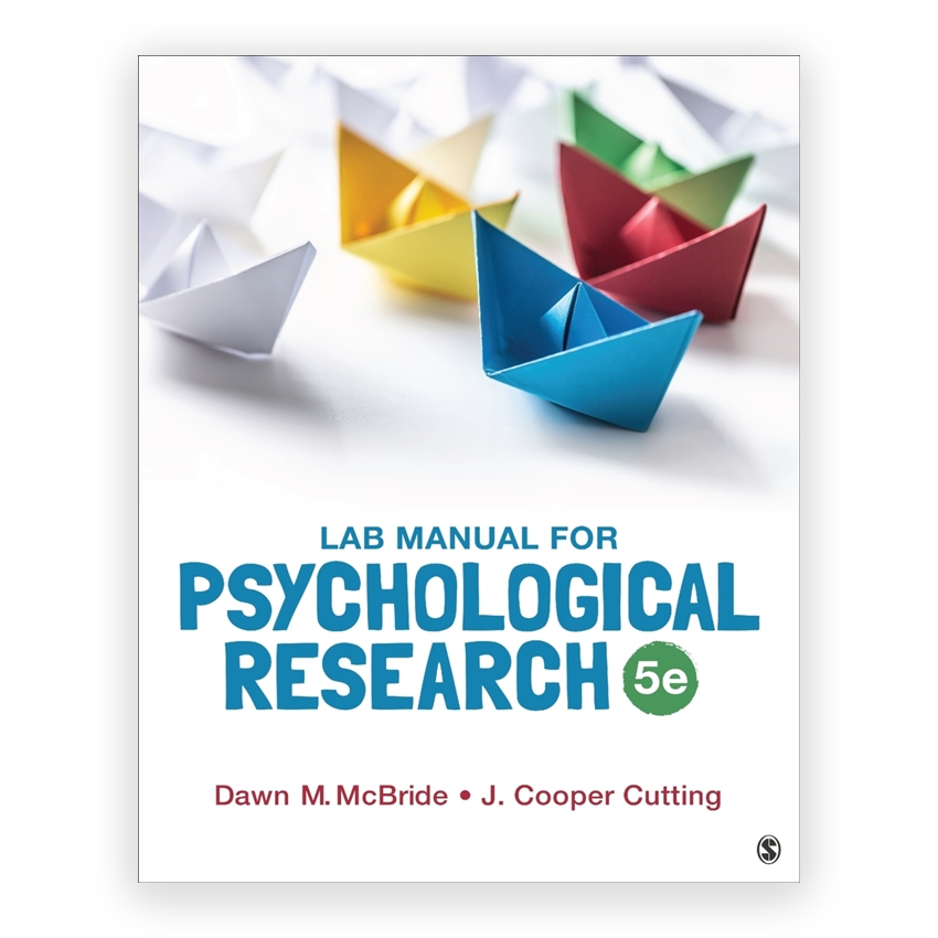 Lab Manual for Psychological Research 5th edition by McBride