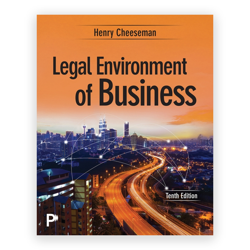 Legal Environment of Business 10th edition by Cheeseman