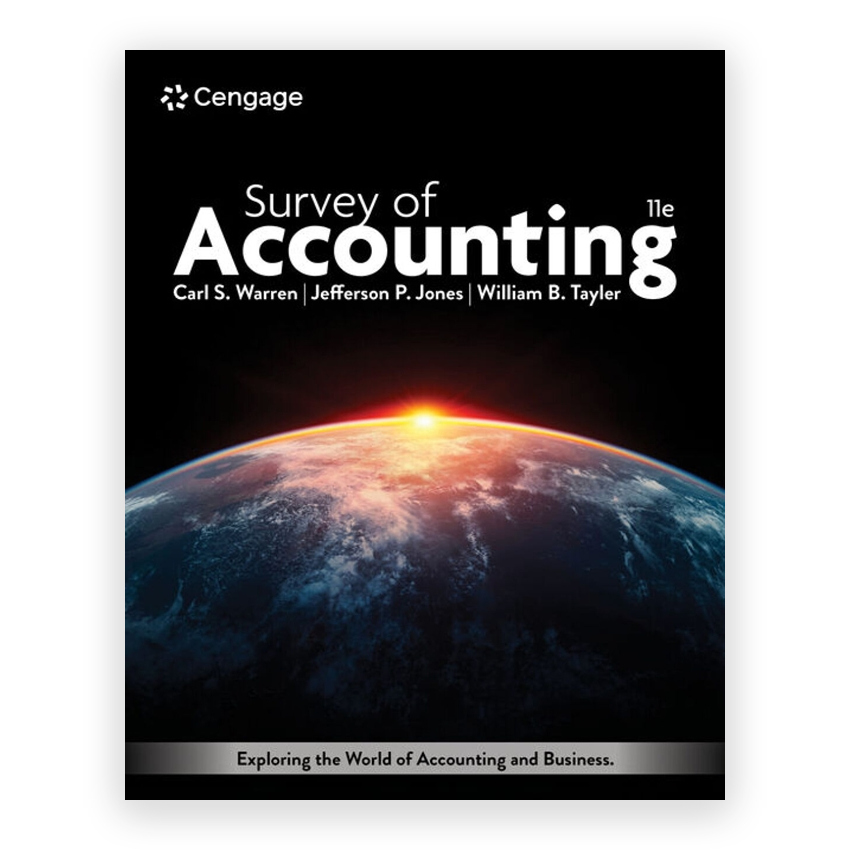Survey of Accounting 11th edition by Warren